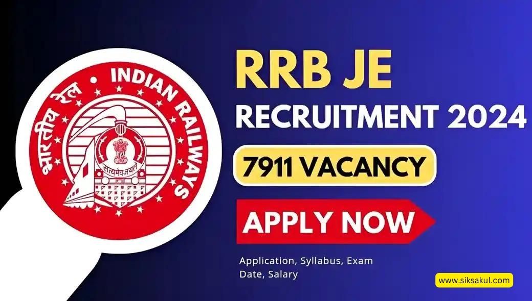 RRB JE Recruitment 2024