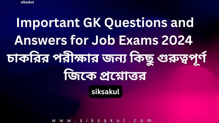 Important GK for All Competitive Exams