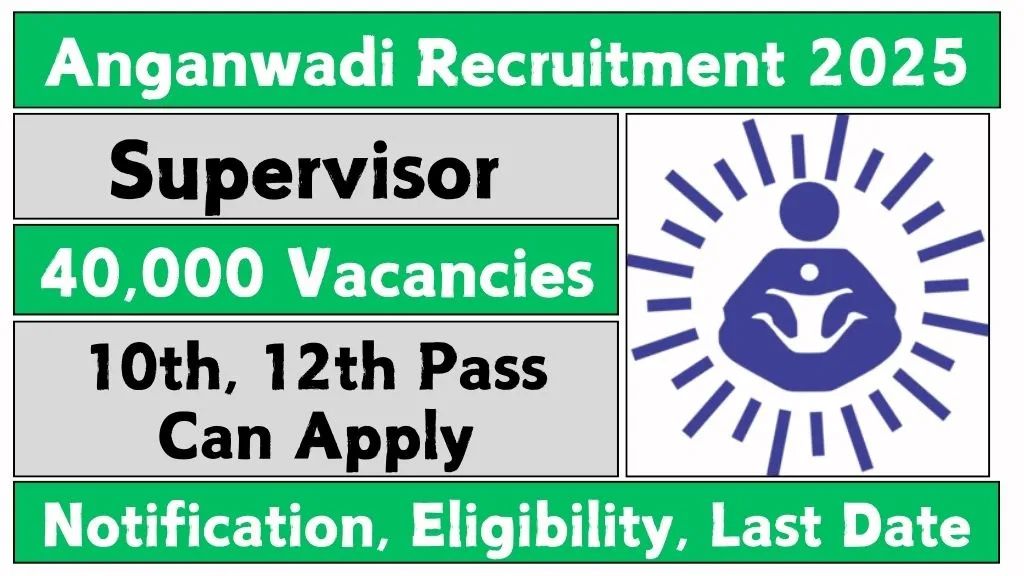 Anganwadi Supervisor Recruitment 2025