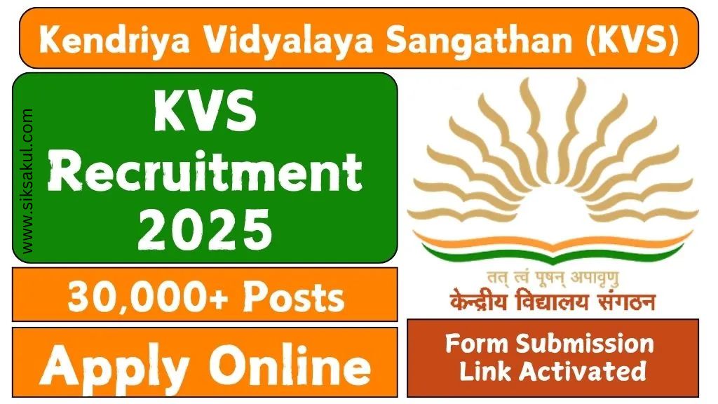 KVS Recruitment 2025 Notification