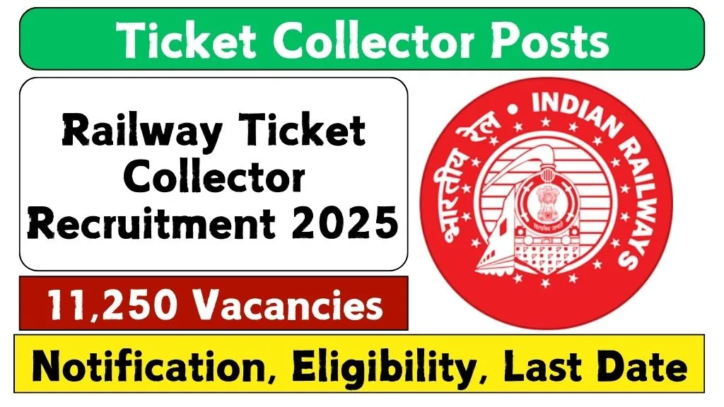 Railway Ticket Collector Recruitment 2025 Notification