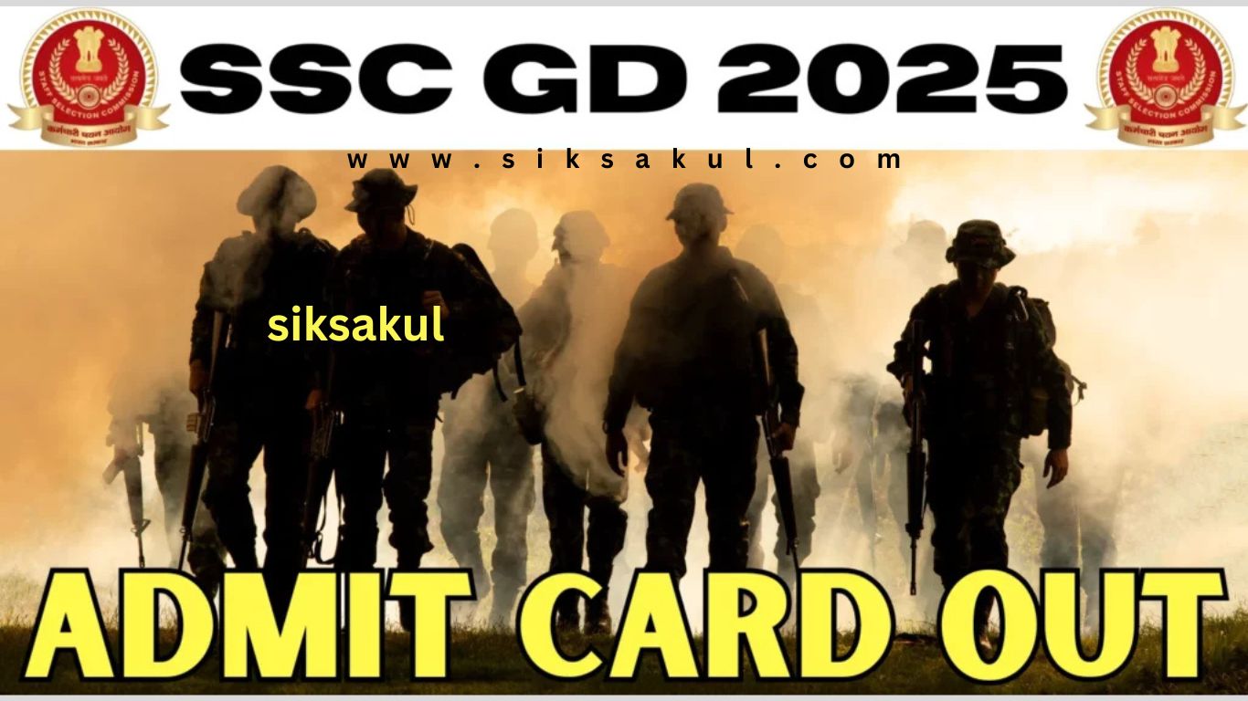 SSC GD Admit Card 2025 Released – Download Your Constable Exam Call Letter Now