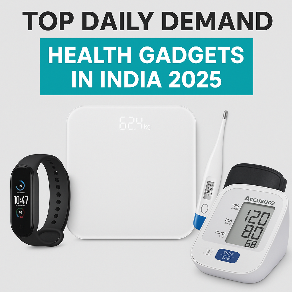 Top Daily Demand Health Gadgets in India 2025