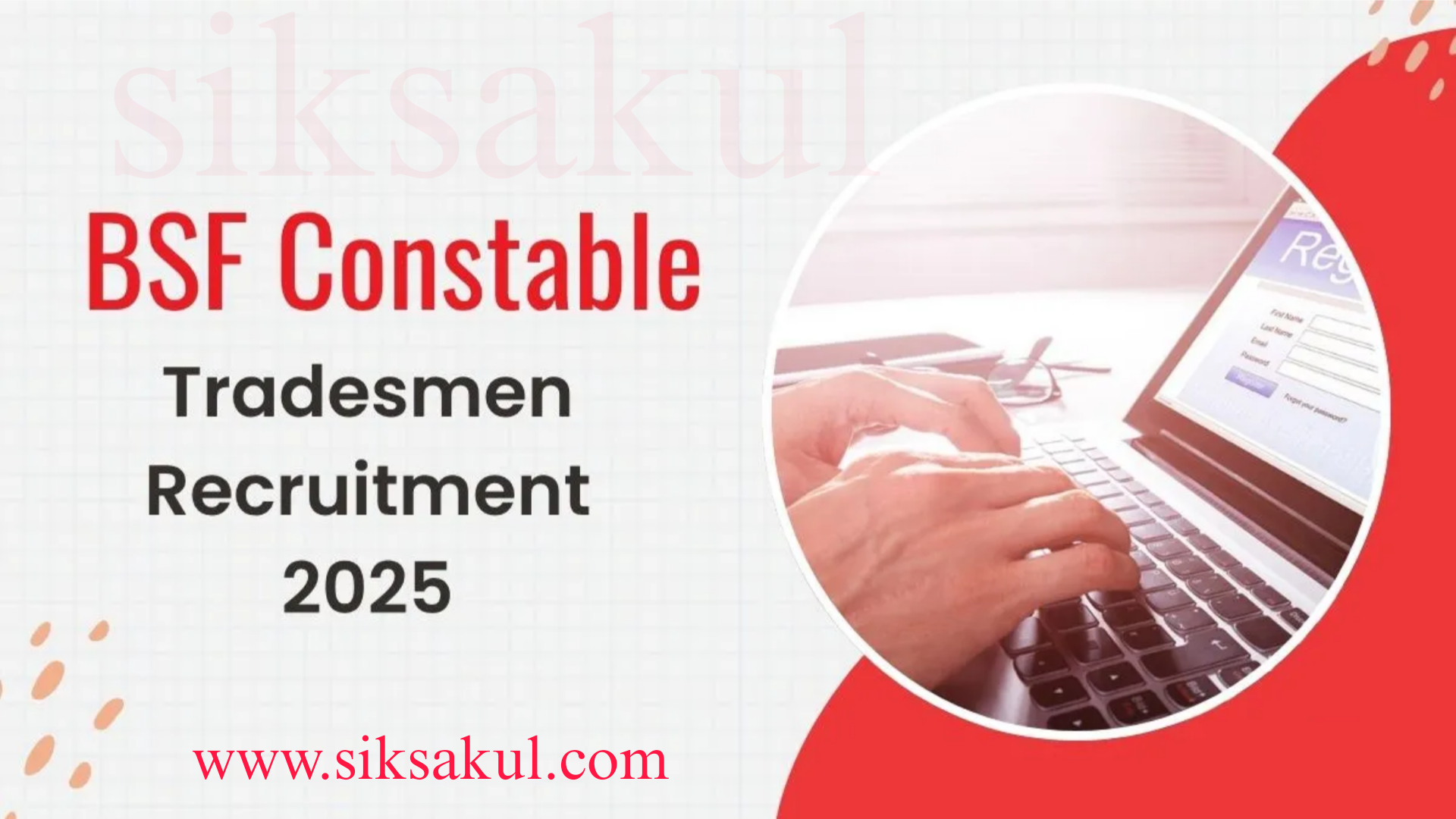 BSF Constable Tradesmen 2025