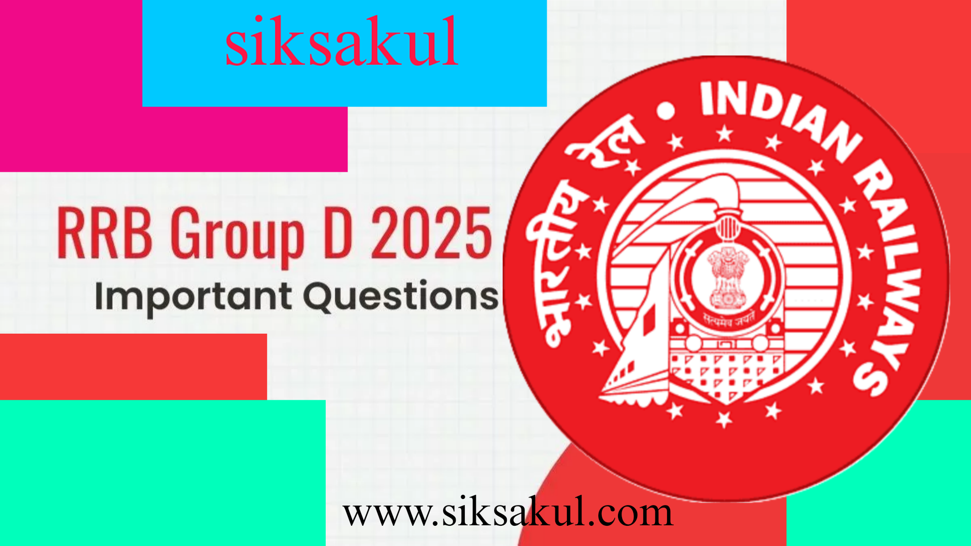 RRB Group D 2025 Important Questions - siksakul