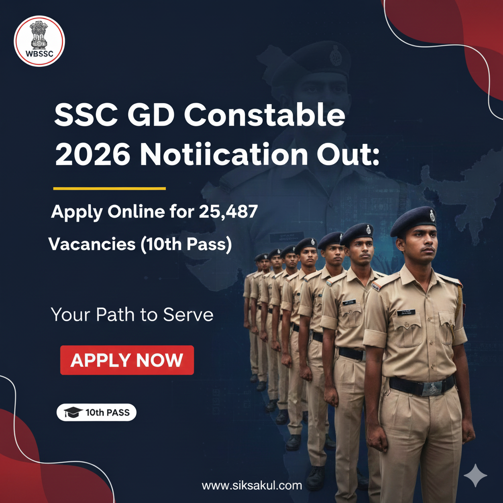 SSC GD Constable 2026 Notification Out