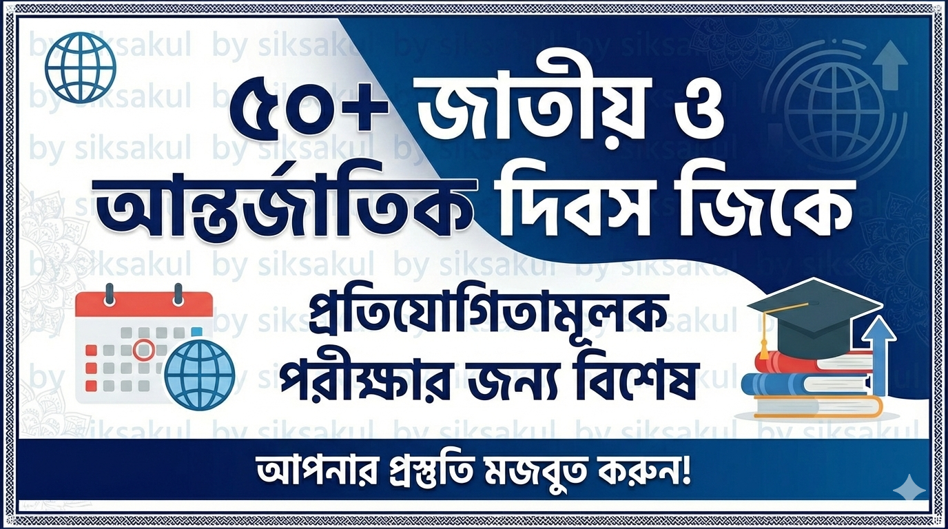 National and International Days GK in Bengali
