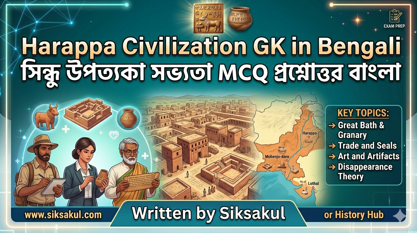Harappa Civilization GK in Bengali