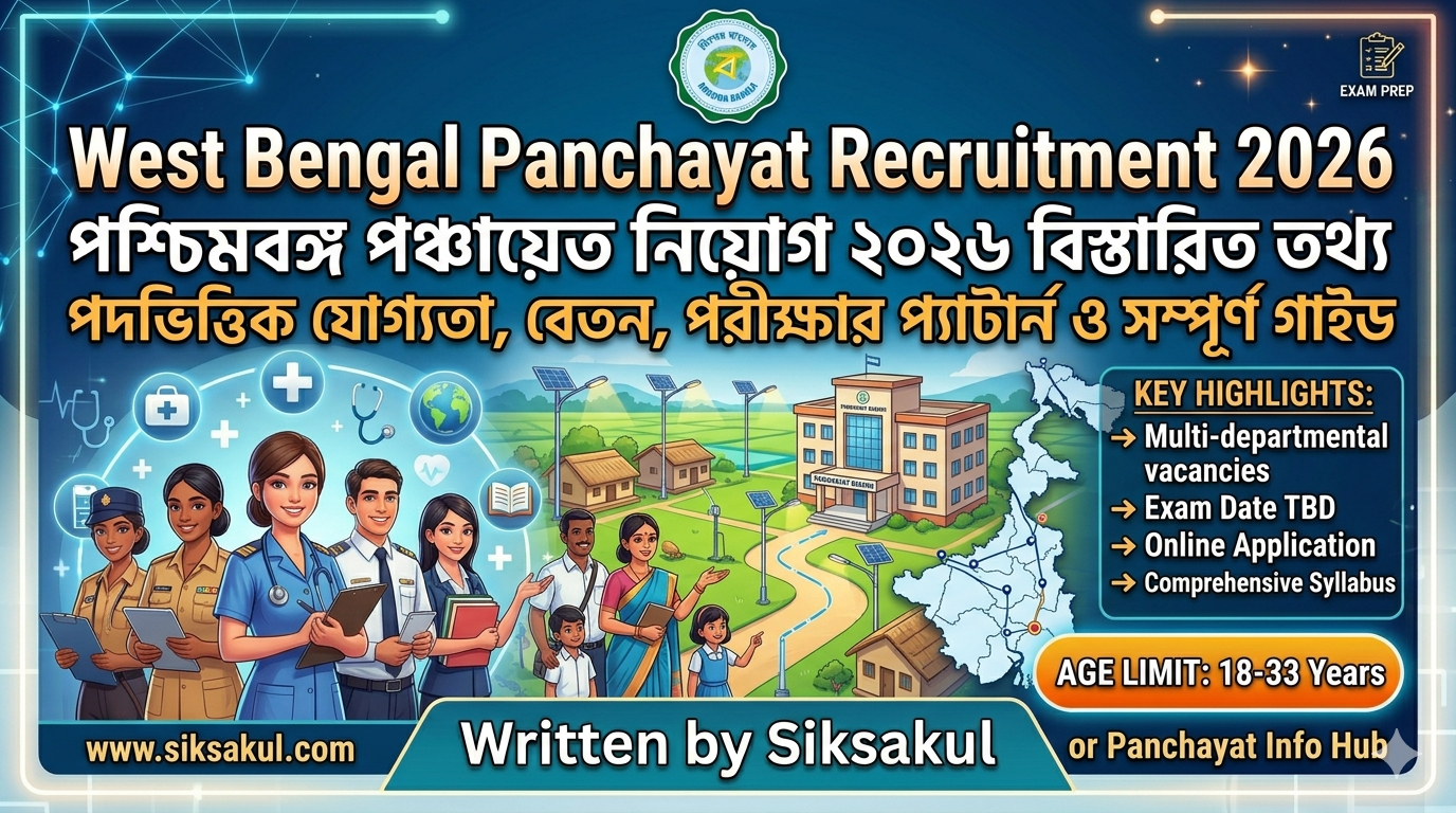 West Bengal Panchayat Recruitment 2026