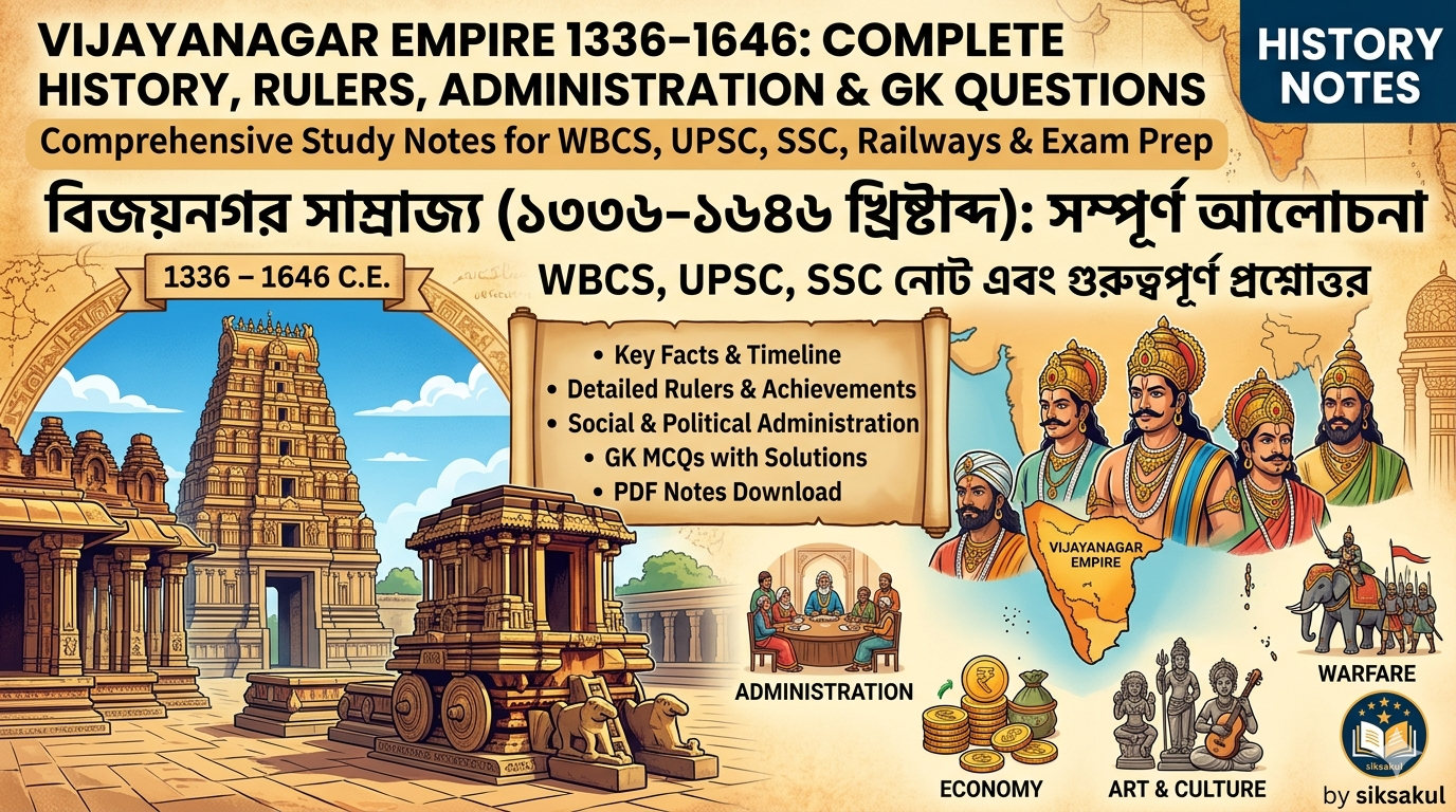 Vijayanagar Empire 1336–1646: Complete History, siksakul