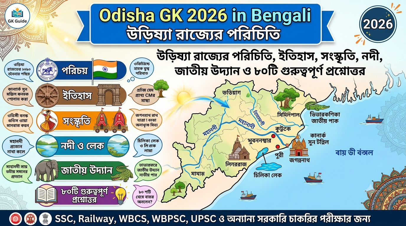 Odisha GK 2026 in Bengali