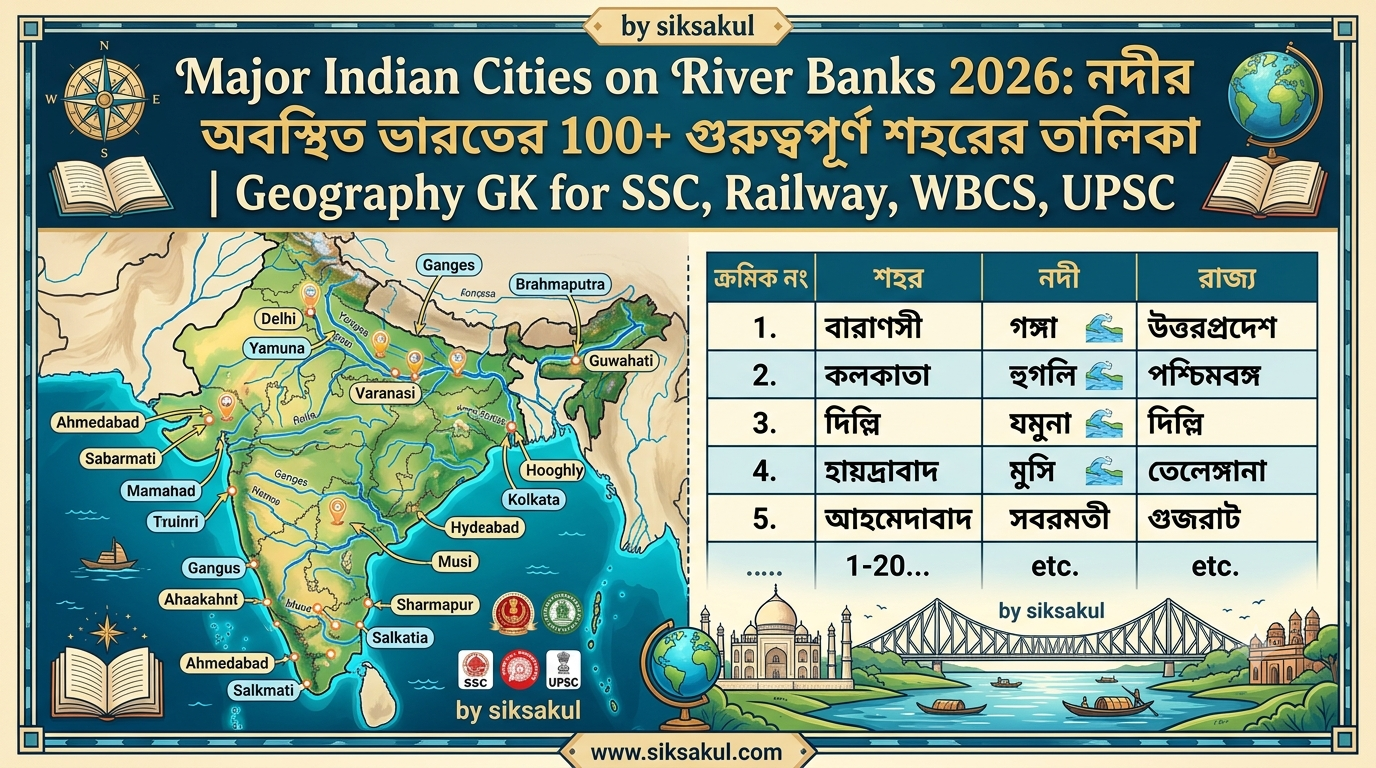 Major Indian Cities on River Banks